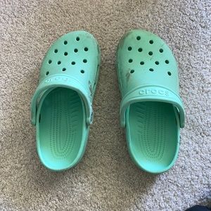 Mint green Crocs! Great condition!